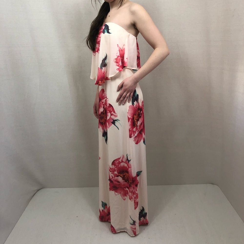 Way-In Clothing Co. Strapless Popover Maxi Dress